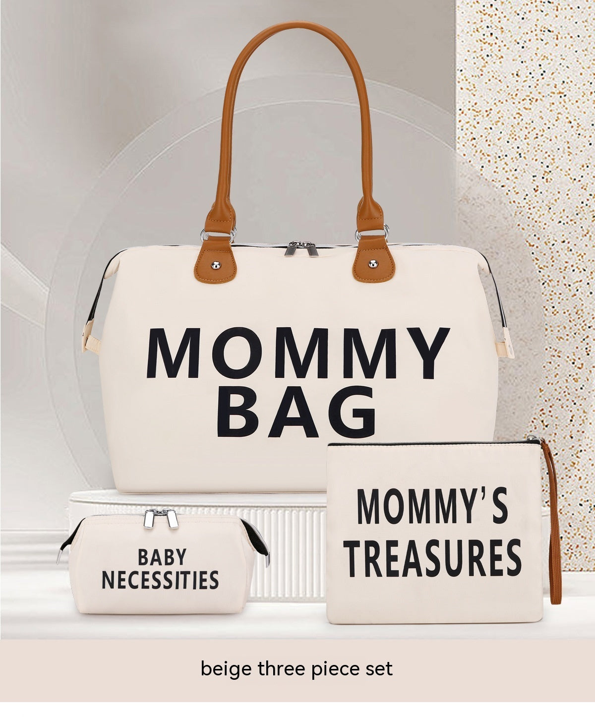 Popular Maternity Bag Set – Three Pieces for Travel and Organization