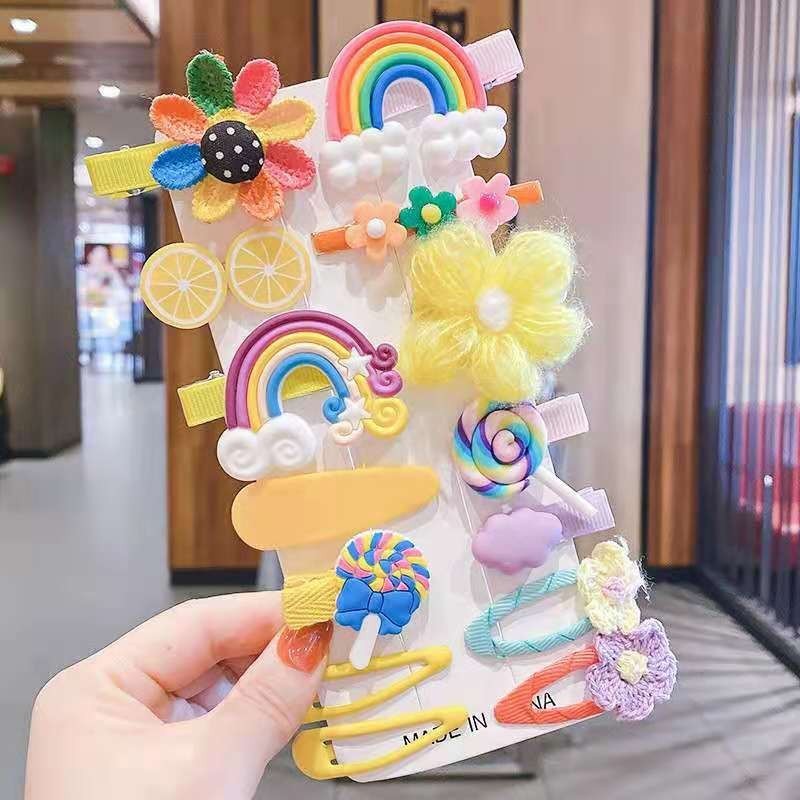 Hair clips for little girls – Japanese and Korean style, cute flower accessories for little princesses