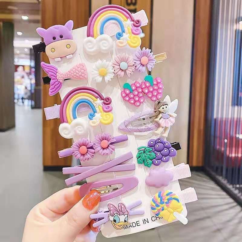 Hair clips for little girls – Japanese and Korean style, cute flower accessories for little princesses