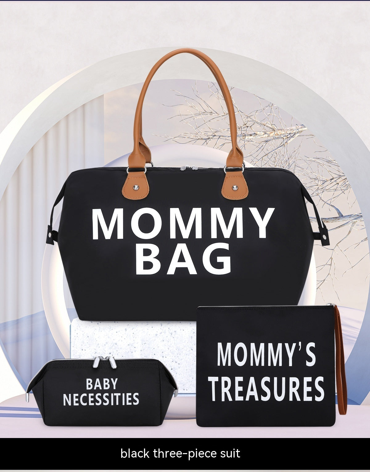 Popular Maternity Bag Set – Three Pieces for Travel and Organization