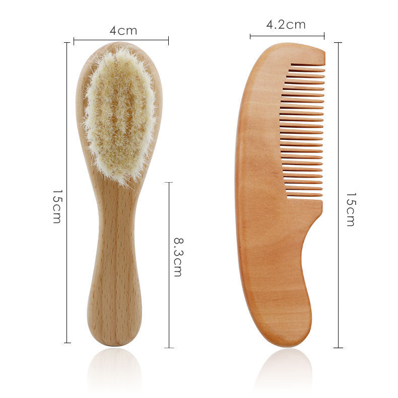 Ensemble de brosses pour bébé, baby shower, brosse de lavage, peigne de douche.