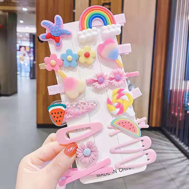 Hair clips for little girls – Japanese and Korean style, cute flower accessories for little princesses